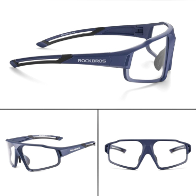 Rockbros SP216BL photochromic UV400 cycling glasses - blue 4