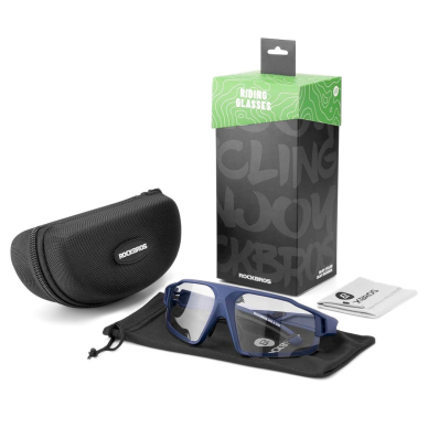 Rockbros SP216BL photochromic UV400 cycling glasses - blue 5