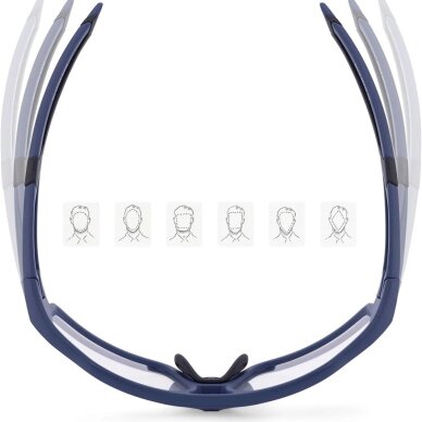 Dviračio akiniai Rockbros SP216BL fotochrominiai UV400 – mėlyni 2