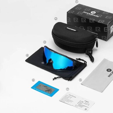 Dviračio akiniai Rockbros SP297 poliarizuoti – juodi 5 Dviračio akiniai Rockbros SP297 poliarizuoti – juodi 5