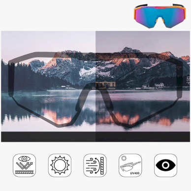 Rockbros SP297 Poliarizuoti dviračio akiniai – violetinis 5