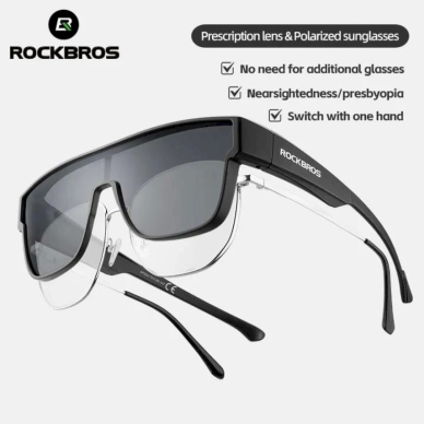Rockbros SP304 Poliarizuoti dviračio akiniai – pilkas 1