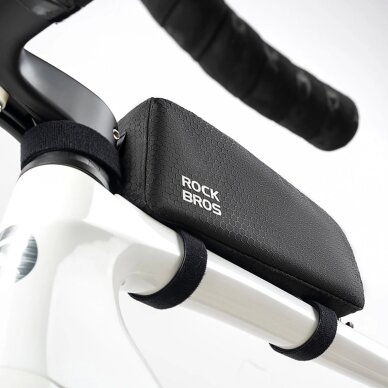 Dviračio rėmo viršutinės dalies krepšys Rockbros Top Tube 0.9 l – juodas 5 Dviračio rėmo viršutinės dalies krepšys Rockbros Top Tube 0.9 l – juodas 5