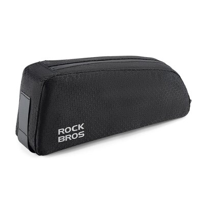 Dviračio rėmo viršutinės dalies krepšys Rockbros Top Tube 0.9 l – juodas Dviračio rėmo viršutinės dalies krepšys Rockbros Top Tube 0.9 l – juodas