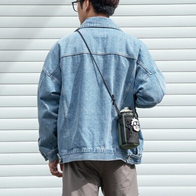 Gertuvės krepšys Rockbros Travel Bottle su peties dirželiu 1 l – žalias 4 Gertuvės krepšys Rockbros Travel Bottle su peties dirželiu 1 l – žalias 4