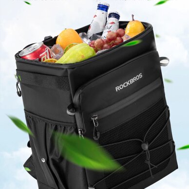 Kuprinė Rockbros su aušinimo skyriumi, nepralaidi vandeniui, 14 l – juoda 3