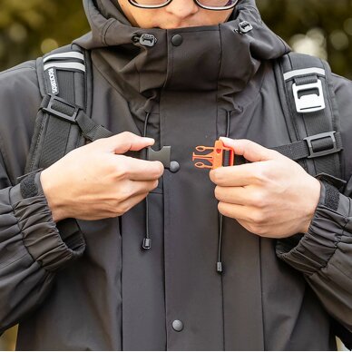 Kuprinė Rockbros su aušinimo skyriumi, nepralaidi vandeniui, 14 l – juoda 6