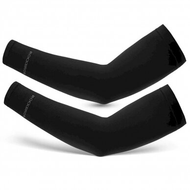 Rockbros XT9002BK cycling sleeves - Juodas (2 pcs.) Rockbros XT9002BK cycling sleeves - Juodas (2 pcs.)