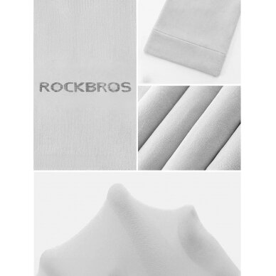 Rockbros XT9002W cycling sleeves - baltas (2 pcs.) 4 Rockbros XT9002W cycling sleeves - baltas (2 pcs.) 4
