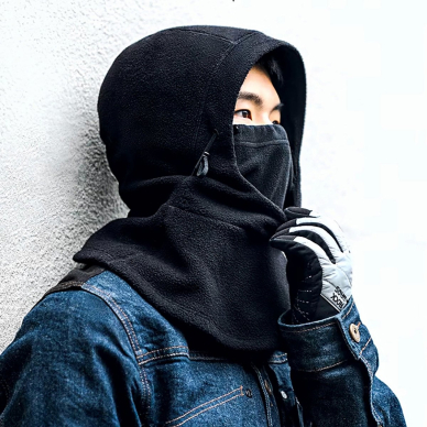 Sportinė balaklava Rockbros YPP034, atspari vėjui ir vandeniui – juoda 6