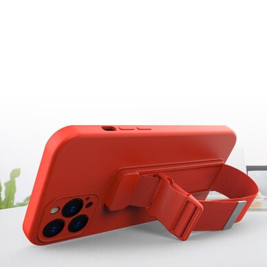Akcija! Dėklas su dirželiu Rope case gel TPU iPhone 13 geltonas 4 Akcija! Dėklas su dirželiu Rope case gel TPU iPhone 13 geltonas 4