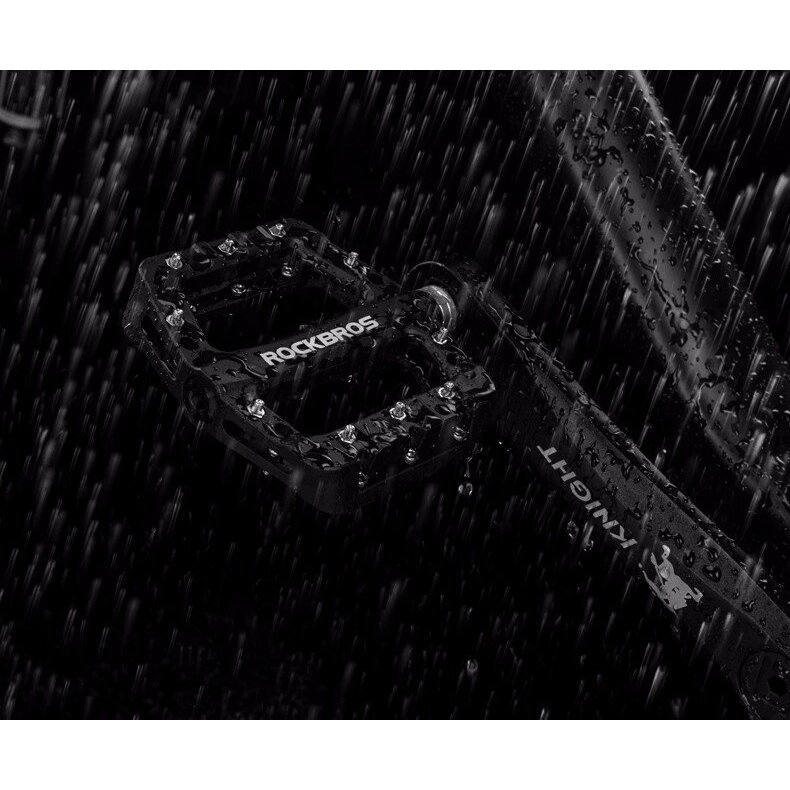 Dviračio pedalai Rockbros 2017-12CBK nailoniniai – juodi 10