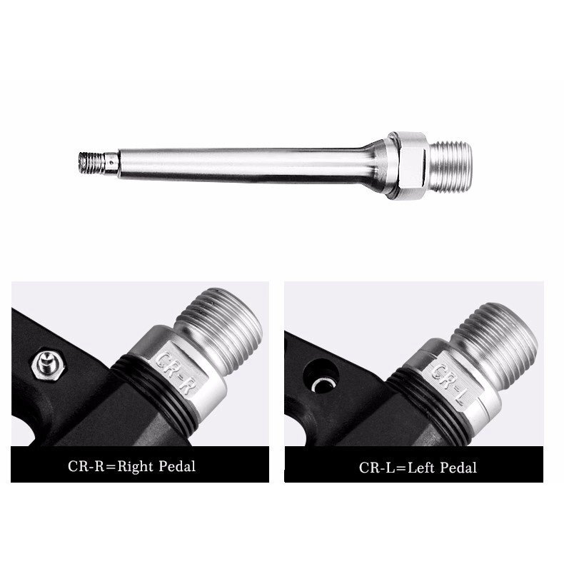 Dviračio pedalai Rockbros 2017-12CBK nailoniniai – juodi 8 Dviračio pedalai Rockbros 2017-12CBK nailoniniai – juodi 8