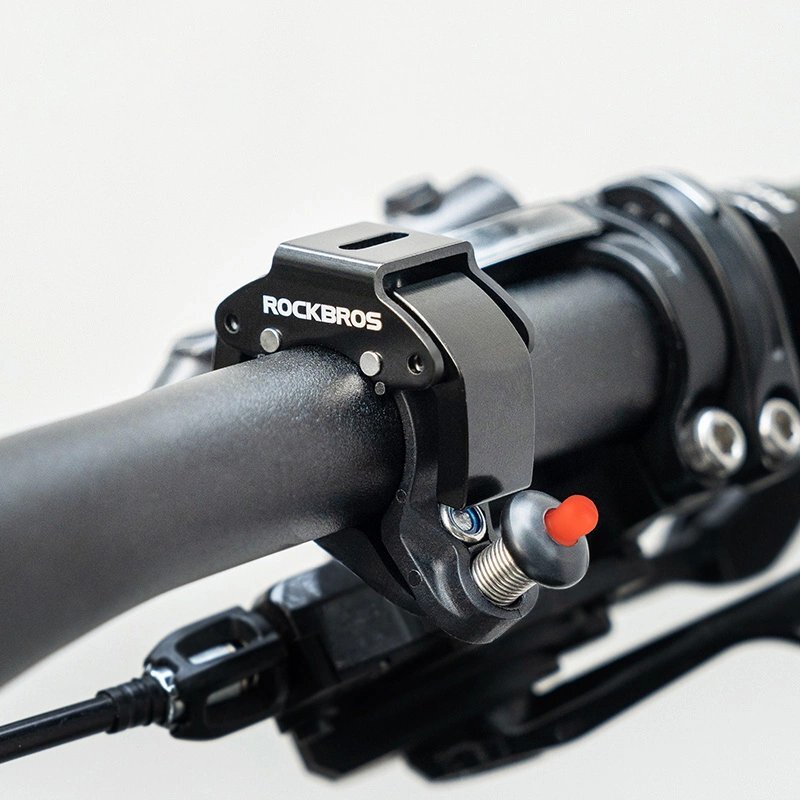 Dviračio skambutis Rockbros 34210006001 C formos – juodas 2 Dviračio skambutis Rockbros 34210006001 C formos – juodas 2