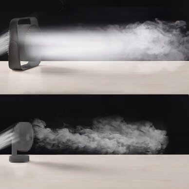 Mini ventiliatorius Rtako WD0Y6S su dvigubu sraigtu 3600 mAh – juodas 2