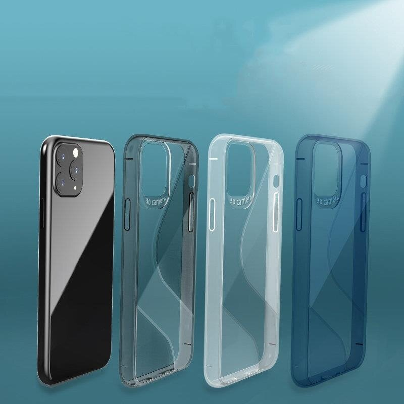 S-Case Lankstus Tpu Dėklas Huawei P40 Lite E Skaidrus 1
