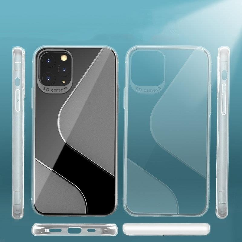 S-Case Flexible Tpu Dėklas Xiaomi Redmi Note 9 Pro / Redmi Note 9S Skaidrus 2