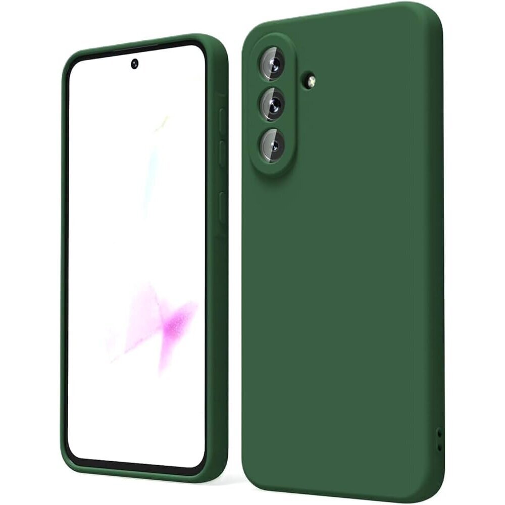 Samsung A175 A17 4G / A176 A17 5G Matt TPU dėklas – tamsiai žalias Samsung A175 A17 4G / A176 A17 5G Matt TPU dėklas – tamsiai žalias