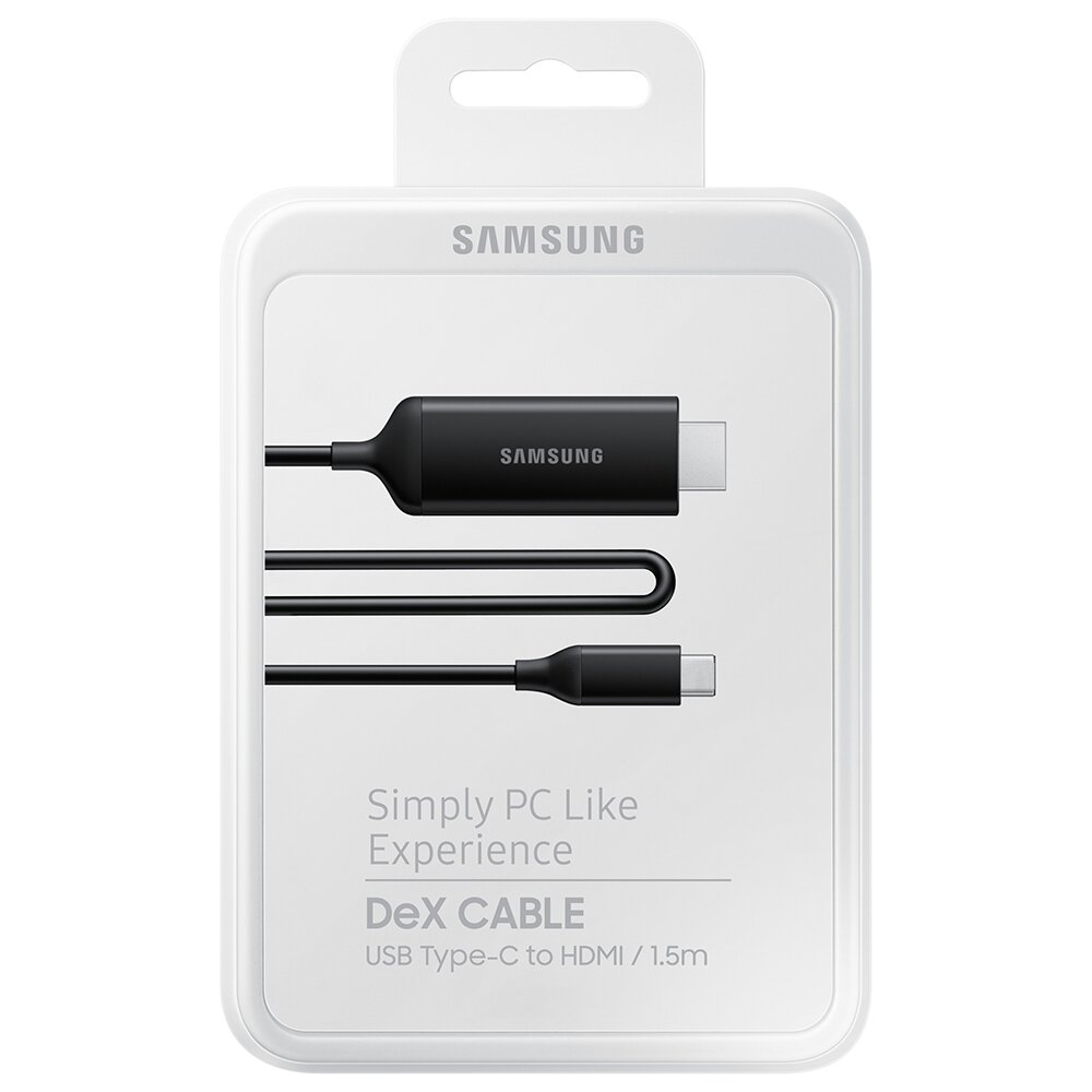 Akcija! Kabelis Samsung DeX USB-C HDMI 1,37m Juodas (EE-I3100FBEGWW) 3 Akcija! Kabelis Samsung DeX USB-C HDMI 1,37m Juodas (EE-I3100FBEGWW) 3