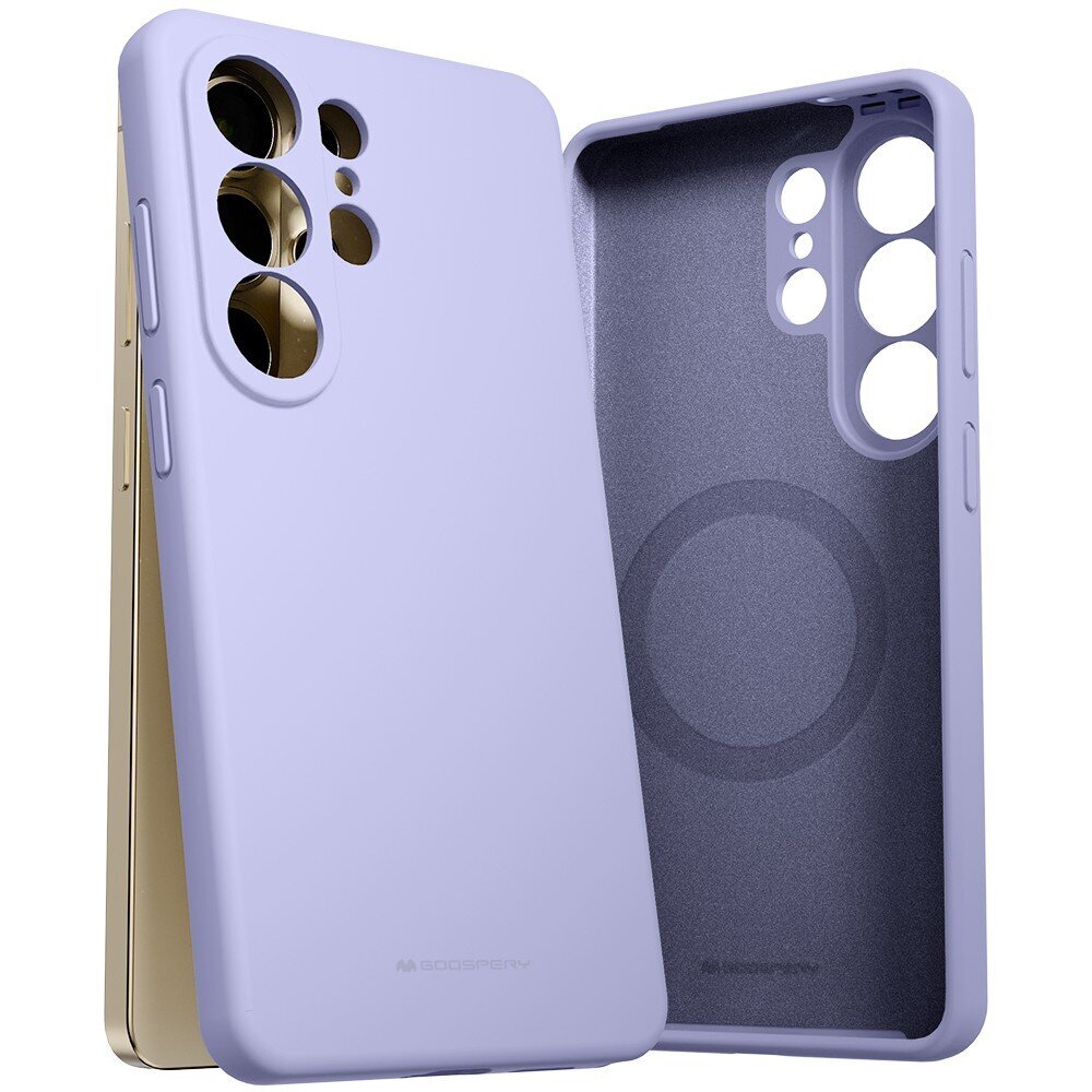 Samsung Galaxy S26 Ultra Mercury Pure MagSafe Silicone dėklas – levandų pilka Samsung Galaxy S26 Ultra Mercury Pure MagSafe Silicone dėklas – levandų pilka