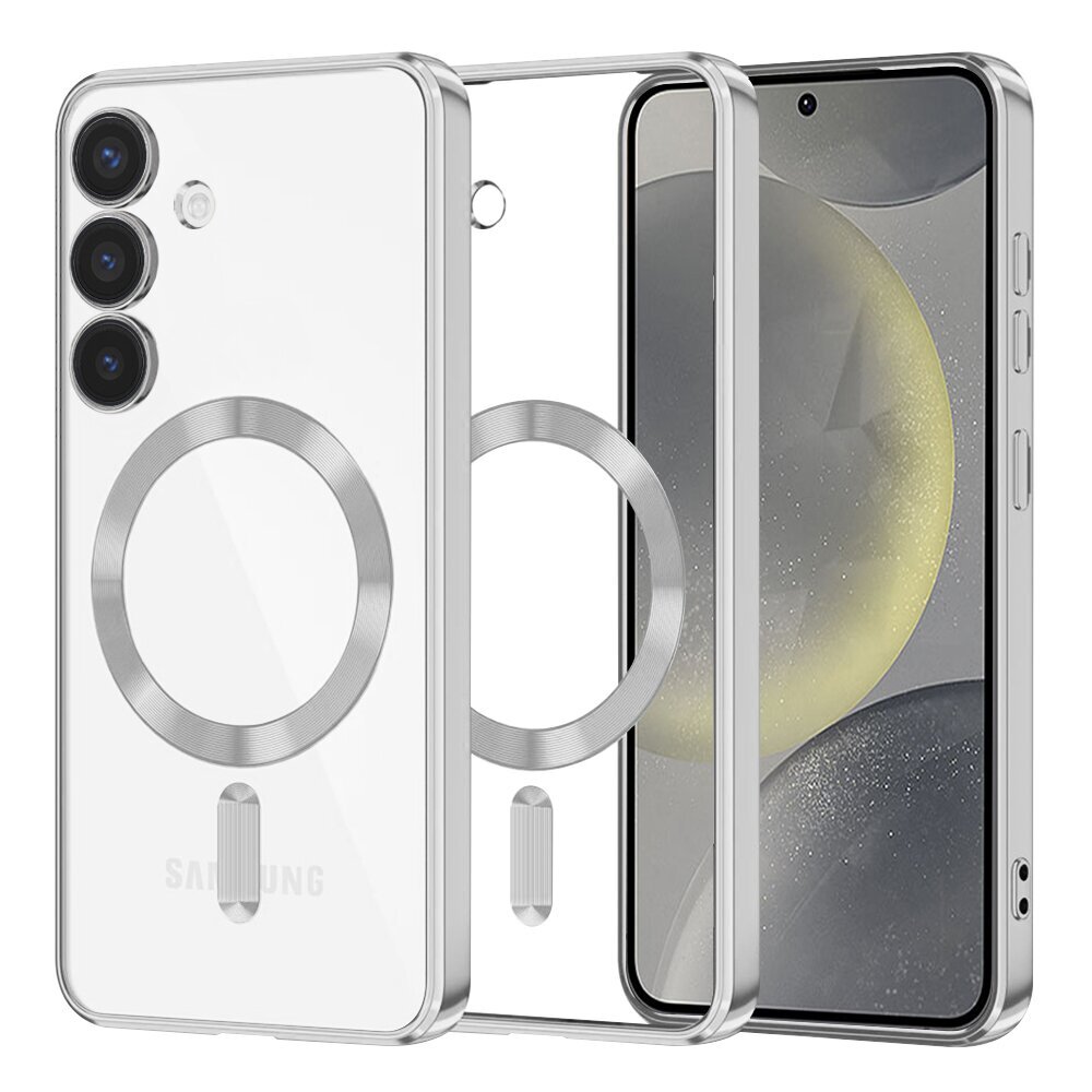 Samsung S23 5G HDD Electro MagSafe dėklas – pilkas Samsung S23 5G HDD Electro MagSafe dėklas – pilkas