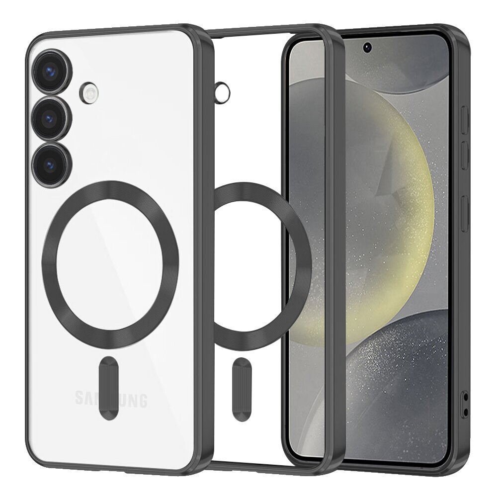 Samsung S25 Ultra HDD Electro MagSafe dėklas – juodas