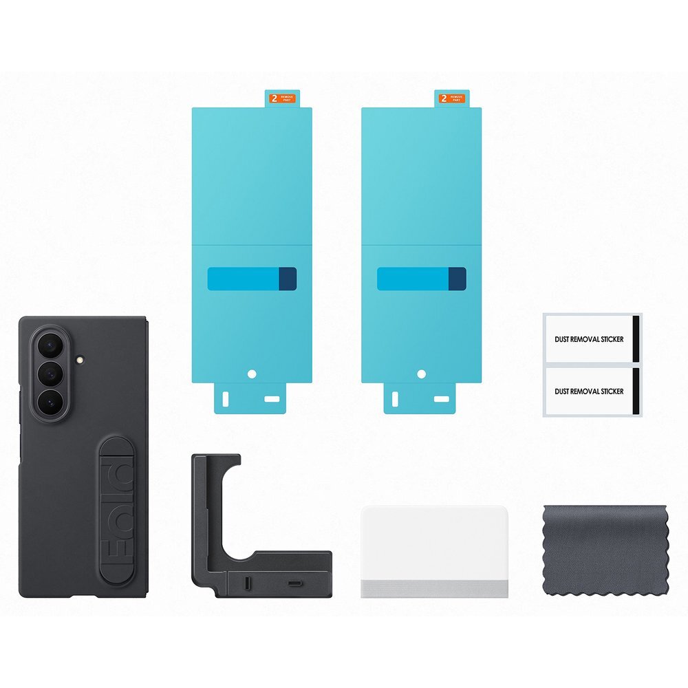 Samsung Galaxy Z Fold7 Silicone Case dėklas – juodas 5 Samsung Galaxy Z Fold7 Silicone Case dėklas – juodas 5