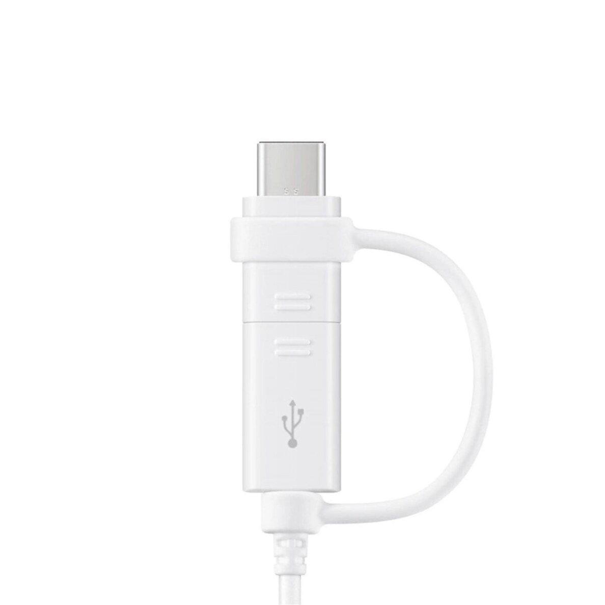 Kabelis Samsung Combo EP-DG930DWEGWW USB-A / micro USB - USB-C 1.5 m – baltas 1