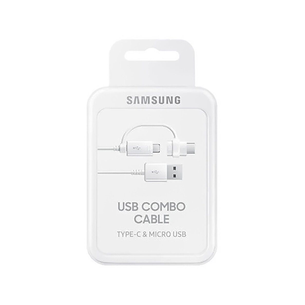 Kabelis Samsung Combo EP-DG930DWEGWW USB-A / micro USB - USB-C 1.5 m – baltas 3 Kabelis Samsung Combo EP-DG930DWEGWW USB-A / micro USB - USB-C 1.5 m – baltas 3