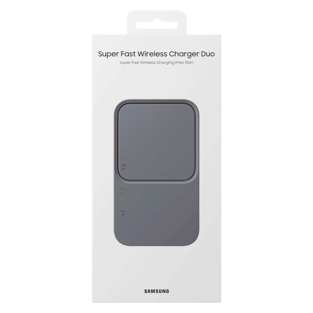 Samsung Duo EP-P5400TBEGEU 15W indukcinis įkroviklis su maitinimo adapteriu ir USB-C kabeliu – juodas 4