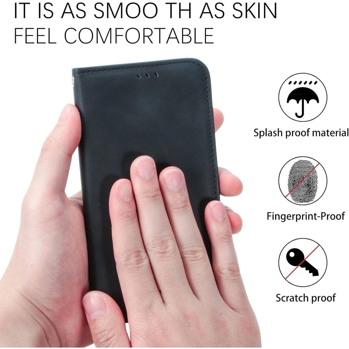 Samsung G766 Xcover7 Pro atverčiamas dėklas Business Style juodas 2