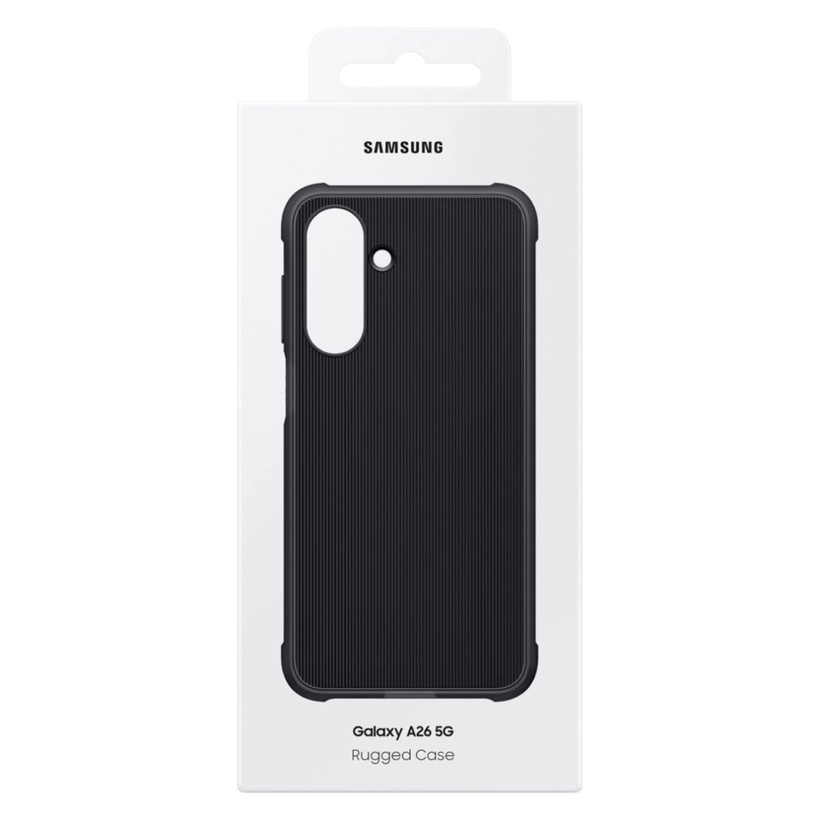 Samsung Rugged silikoninis dėklas EF-RA266CBEGWW skirtas Samsung Galaxy A26 5G - juodas 5 Samsung Rugged silikoninis dėklas EF-RA266CBEGWW skirtas Samsung Galaxy A26 5G - juodas 5