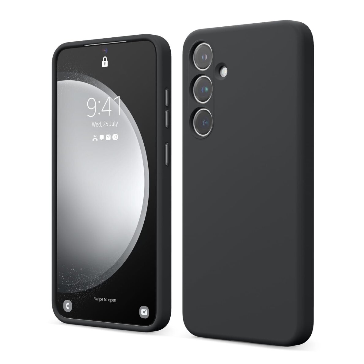 Samsung S22 5G HDD Silicone MagSafe dėklas – juodas