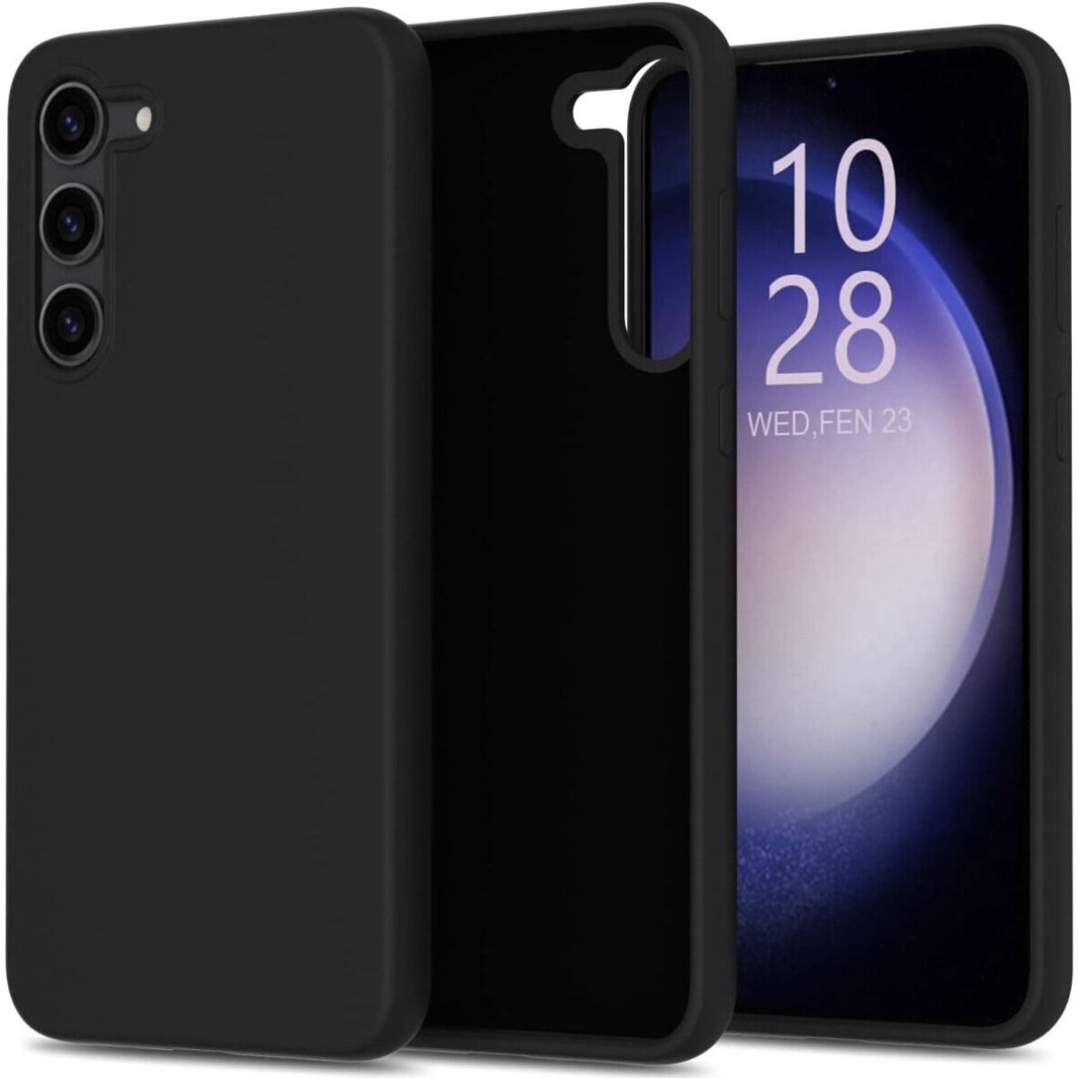 Samsung S731 S25 FE Liquid Silicone 1.5mm dėklas – juodas Samsung S731 S25 FE Liquid Silicone 1.5mm dėklas – juodas