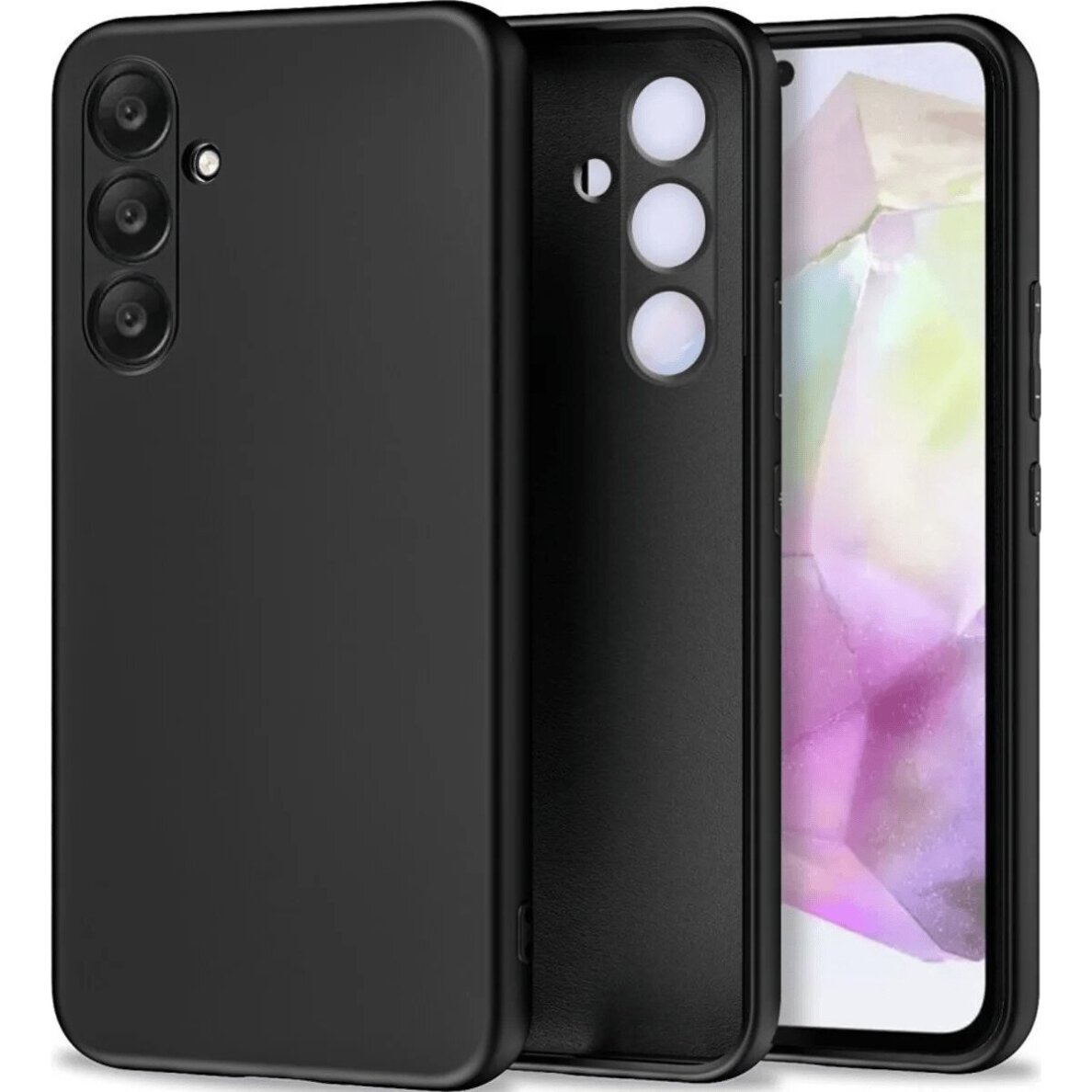 Samsung S731 S25 FE Tech-Protect Icon dėklas – juodas Samsung S731 S25 FE Tech-Protect Icon dėklas – juodas