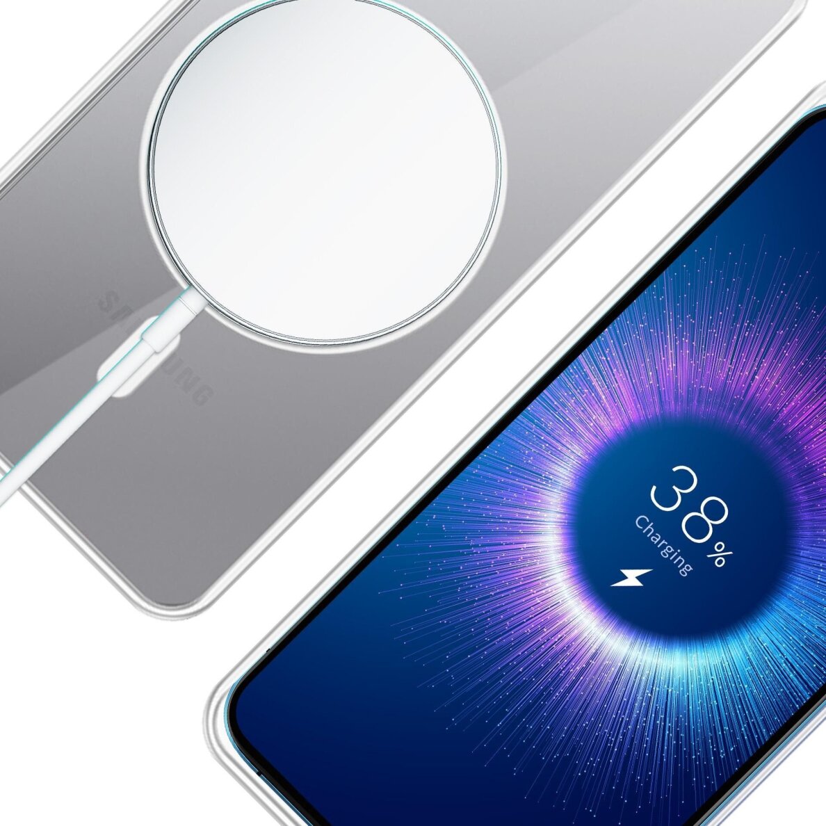 Samsung S937 S25 Edge 3mk Clear MagCase dėklas 2 Samsung S937 S25 Edge 3mk Clear MagCase dėklas 2