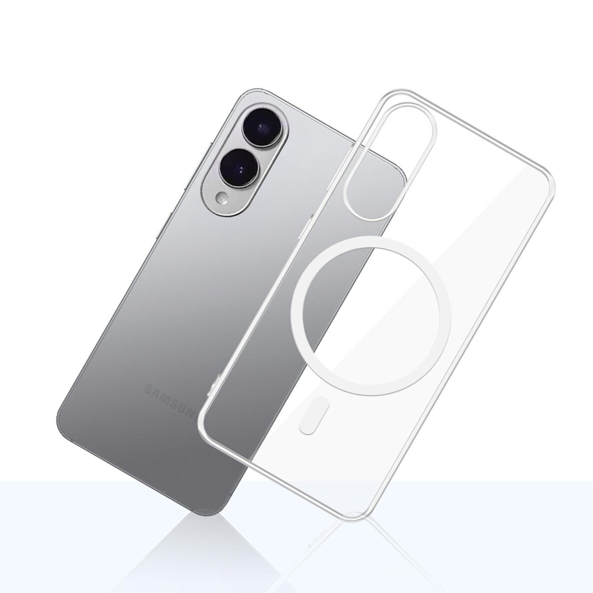 Samsung S937 S25 Edge 3mk Clear MagCase dėklas 1 Samsung S937 S25 Edge 3mk Clear MagCase dėklas 1