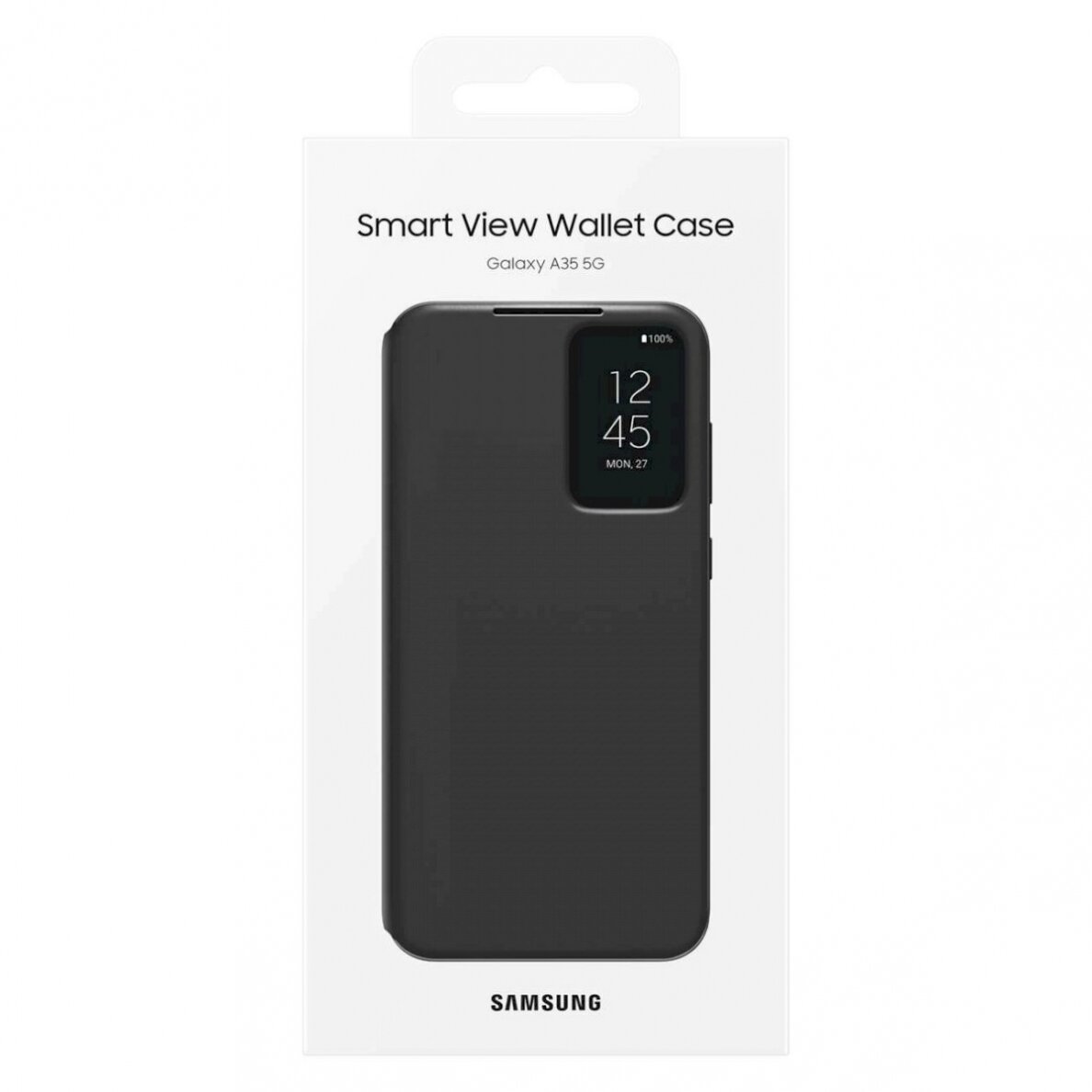 Samsung Smart View Wallet EF-ZA356CBEGWW flip Dėklas Samsung Galaxy A35 - Juodas 4 Samsung Smart View Wallet EF-ZA356CBEGWW flip Dėklas Samsung Galaxy A35 - Juodas 4