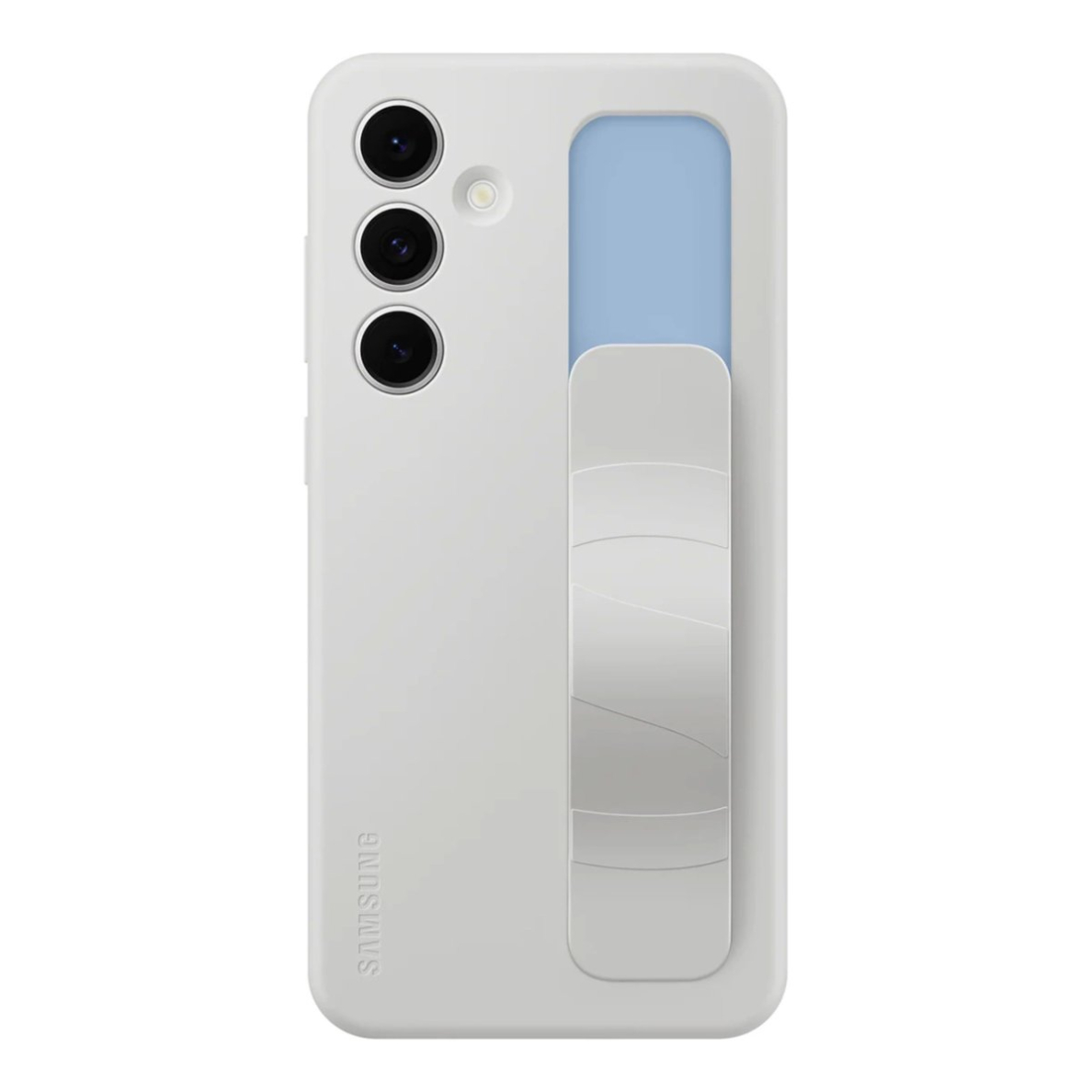 Samsung Standing Grip Dėklas EF-GS921CLEGWW with holder / stand skirtas Samsung Galaxy S24 FE - Pilkas 2 Samsung Standing Grip Dėklas EF-GS921CLEGWW with holder / stand skirtas Samsung Galaxy S24 FE - Pilkas 2