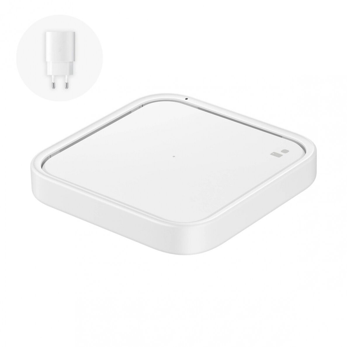 Samsung Wireless Įkroviklis  Pad EP-P2400TWEGEU 15W inductive Įkroviklis  - baltas + mains Įkroviklis