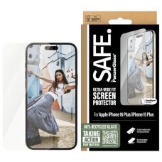 iPhone 16 Plus 6.7" SAFE by PanzerGlass Screen Protector Ultra-Wide Fit SAFE95877 iPhone 16 Plus 6.7" SAFE by PanzerGlass Screen Protector Ultra-Wide Fit SAFE95877