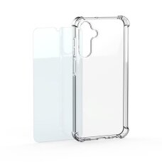 Samsung Galaxy S26+ Samsung by Mobeen Clear Cover dėklas + grūdinto stiklo rinkinys – skaidrus Samsung Galaxy S26+ Samsung by Mobeen Clear Cover dėklas + grūdinto stiklo rinkinys – skaidrus