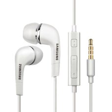 Samsung EHS64AVFWE Wired Headphones Mini Jack 3.5mm Stereo Hi-Fi (Bulk - Replacement Packaging) - White