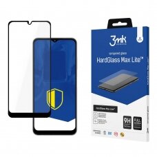 LCD apsauginis stikliukas 3mk HardGlass Max Lite Samsung Galaxy A22 5G juodas