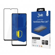 Ekrano apsauga 3mk HardGlass Max Lite Samsung Galaxy A42 5G Juodais kraštais