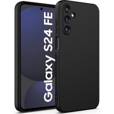 Samsung Galaxy S24 FE Wozinsky silikoninis dėklas – juodas