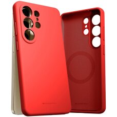 Samsung Galaxy S26 Ultra Mercury Pure MagSafe Silicone dėklas – raudonas Samsung Galaxy S26 Ultra Mercury Pure MagSafe Silicone dėklas – raudonas