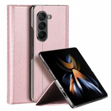 Samsung Galaxy Z Fold5 5G Dux Ducis Bril Wallet Flip Leather Case - Pink