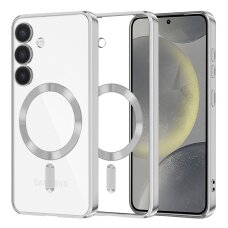 Samsung S23 Ultra 5G HDD Electro MagSafe dėklas – pilkas Samsung S23 Ultra 5G HDD Electro MagSafe dėklas – pilkas