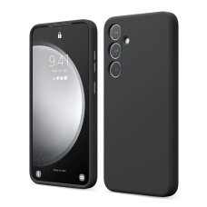 Samsung S24 Ultra HDD Silicone MagSafe dėklas – juodas Samsung S24 Ultra HDD Silicone MagSafe dėklas – juodas